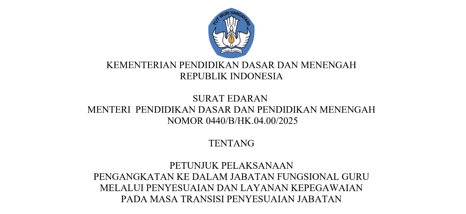 Mekanisme baru pengangkatan ke dalam Jabatan Fungsional Guru: Simak Petunjuk Pelaksanaan di Masa Transisi!