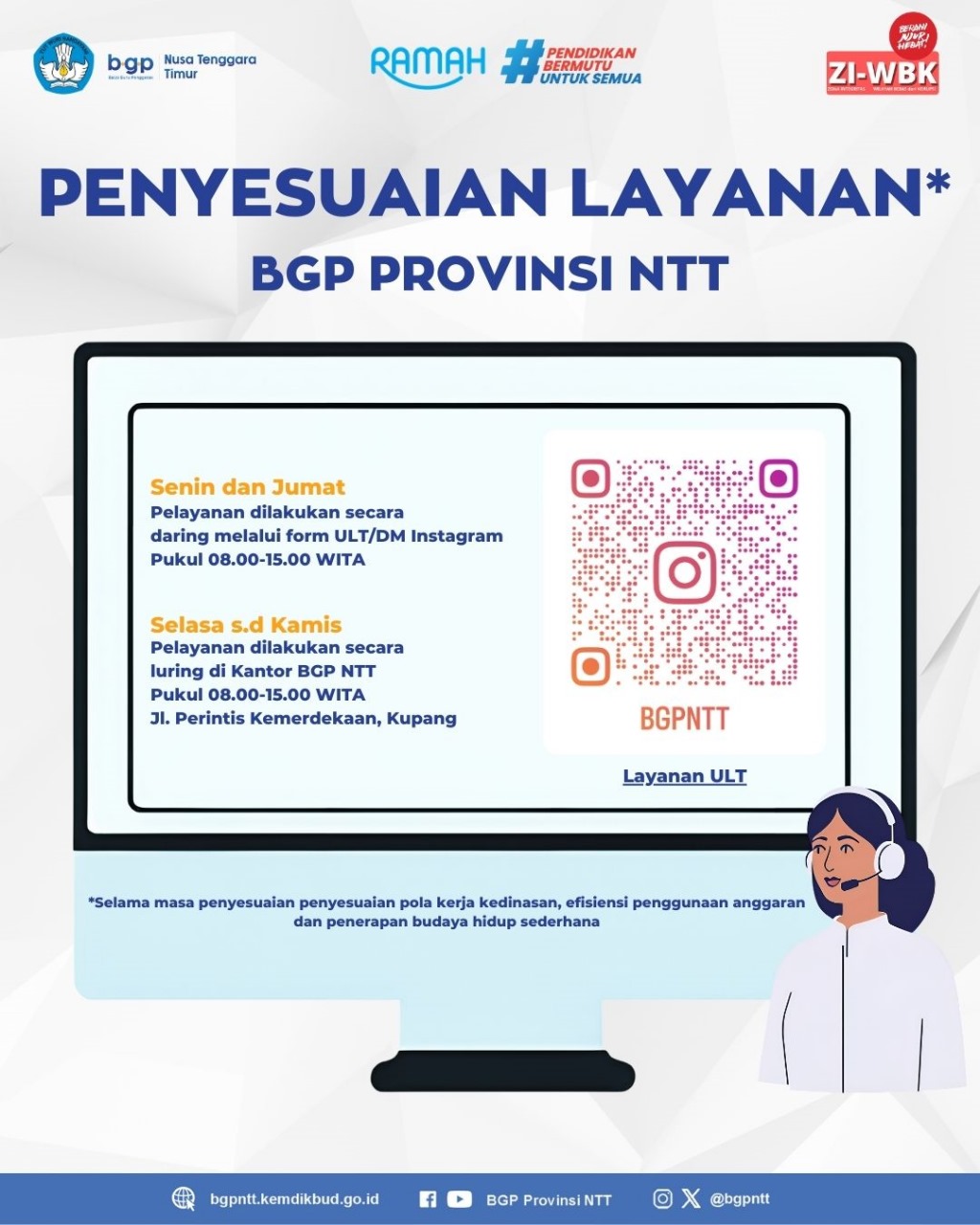 PENYESUAIAN LAYANAN BGP NTT: OPTIMALISASI POLA KERJA DAN EFISIENSI ANGGARAN